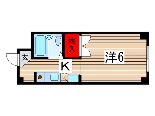 ファミ－ル稲毛の物件間取画像